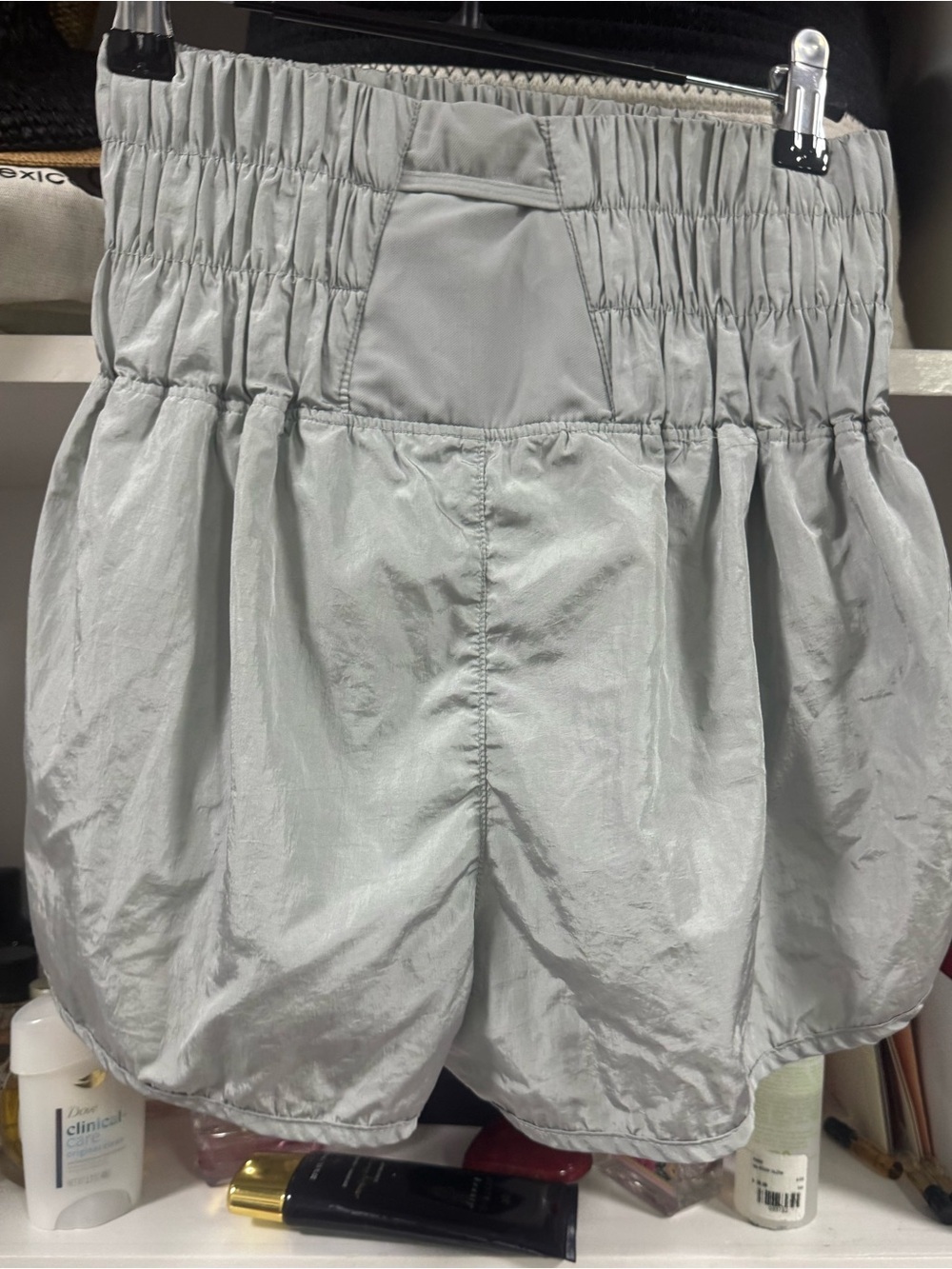 Free People Movement Silver Reflective Bubble Skort/Shorts – Size S - Picture 3 of 6
